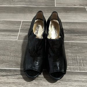 Micheal Kors peep toe boots